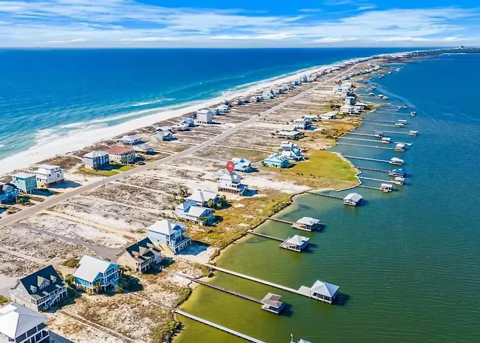 Waterfront Views - Walk To - Heated Pool Gulf Shores